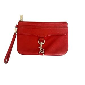 Rebecca Minkoff Skinny Mac Wristlet in Persimmon